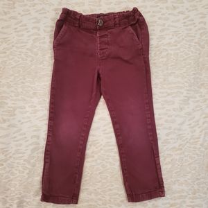 NEXT Burgundy Chinos 18-24M